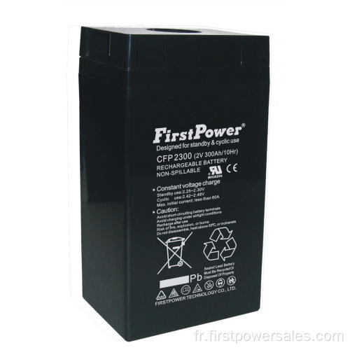 Batterie de réserve AGM VRLA Battery 2V300Ah Power Plant Battery